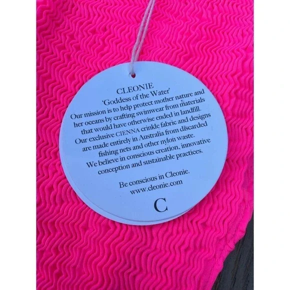 Cleonies Swim Australia Strech One Size Pink bathing suit free people